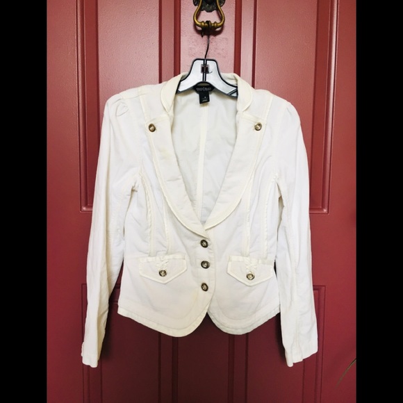 Blazer corduroy white house black market 4 jacket - Picture 2 of 8